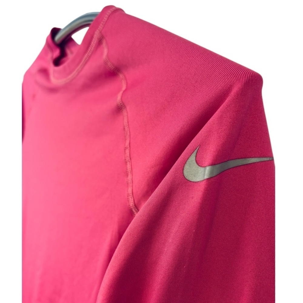 Nike Pro Combat Dri-Fit Compression Pink Long Sleeve Shirt Size Medium - Picture 3 of 10
